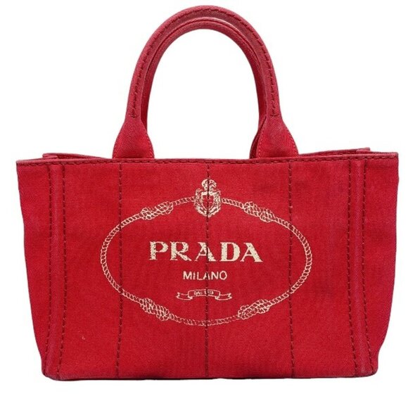PRADA Red Tote Bag - Picture 1 of 13